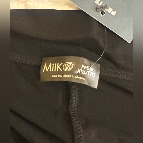 New Miik REED HIGH WAISTED PANT WITH POCKETS in Black with Sz XXL Petite - Picture 6 of 7